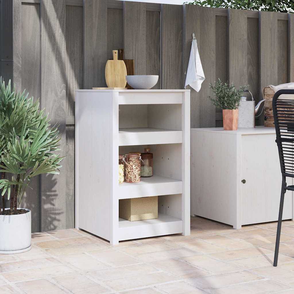 Vidaxl keukenkast meppel wit 55 x 55 x 92 cm massief grenenhout