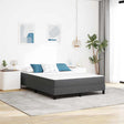 Vidaxl bedmatras met matras grijs 160 x 200 cm stof