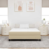 Vidaxl bedmatras met matras saliegroen 160 x 200 cm stof