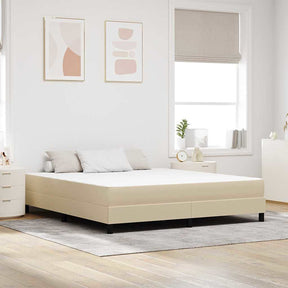 Vidaxl bedmatras met matras saliegroen 180 x 200 cm stof