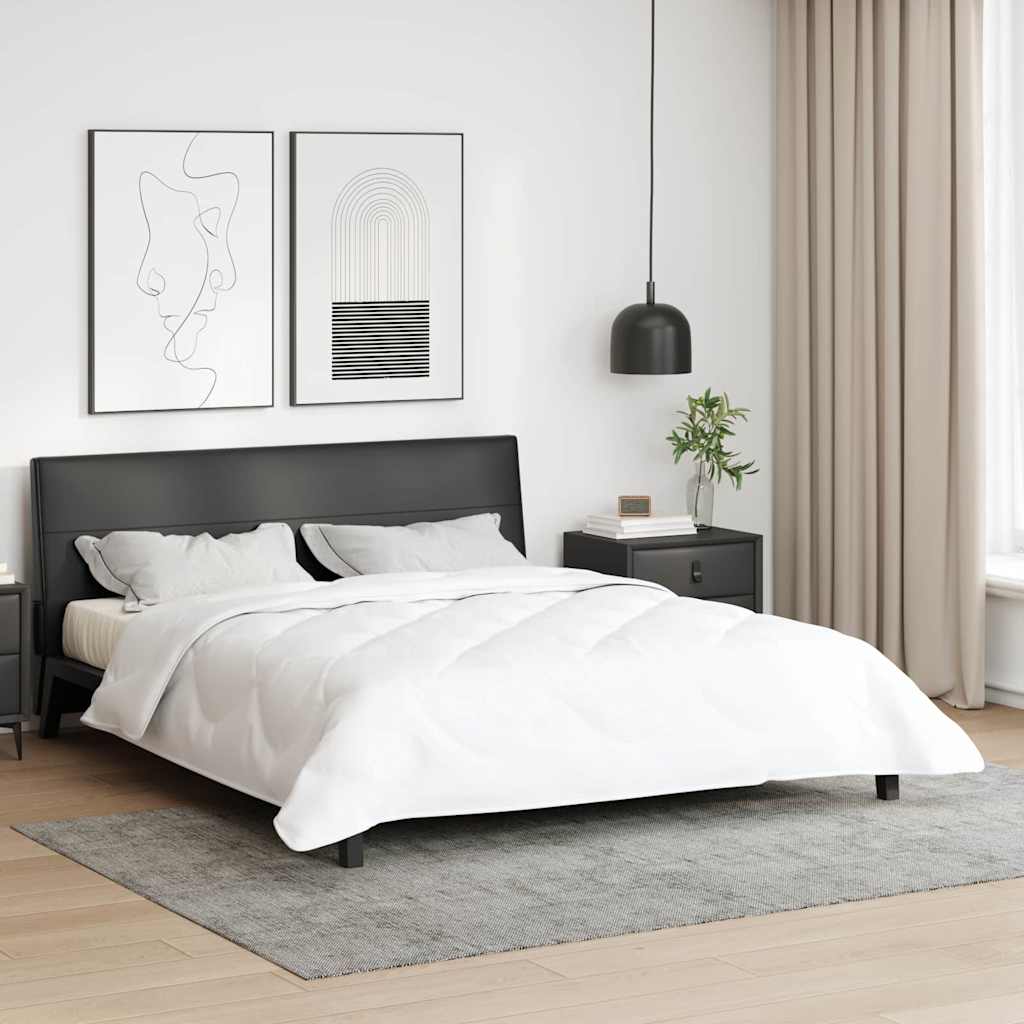 Vidaxl zomer dekbed wit 260 x 220 x 3 cm polyester