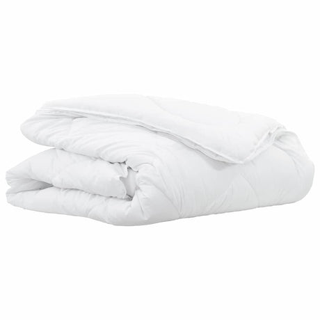 Vidaxl 2-in-1 dekbed wit 140 x 200 cm polyester