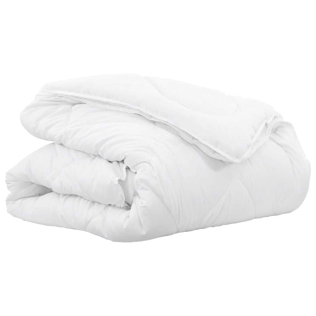 Vidaxl 2-in-1 dekbed wit 200 x 200 cm polyester