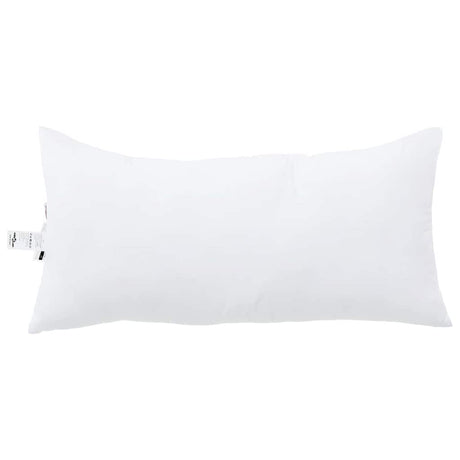Vidaxl hoofdkussen met kussen wit 61 x 41 x 20 cm polyester