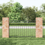 Vidaxl hecelement grijs 170 x 80 cm staal