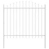 Vidaxl tuinhek wit 170 x 165 cm gepoedercoat staal