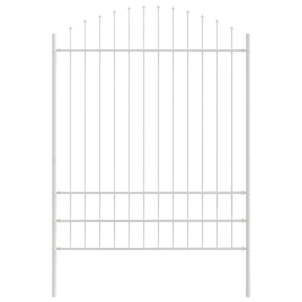 Vidaxl tuinhek wit 170 x 225 cm gepoedercoat staal