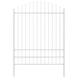 Vidaxl tuinhek wit 170 x 225 cm gepoedercoat staal