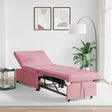 Vidaxl slaapbank roze 194 x 67 x 82 cm fluweel