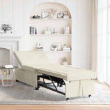 Vidaxl slaapbank crème 194 x 67 x 82 cm fluweel