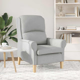 Vidaxl fauteuil wolken grijs stof