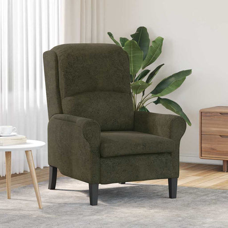 Vidaxl fauteuil leger groen nep leer