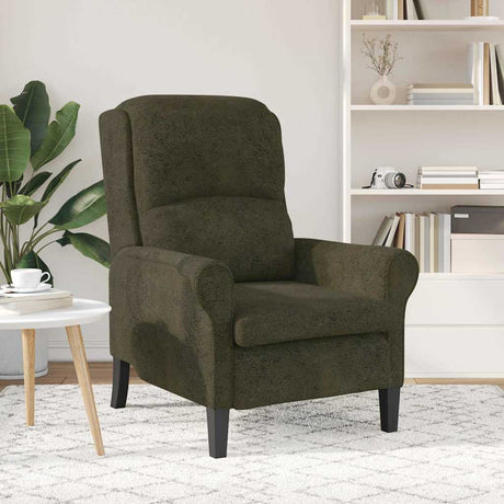 Vidaxl fauteuil leger groen nep leer