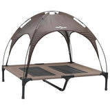 Vidaxl hondenbed bruin 92 x 77 x 82,5 cm staal