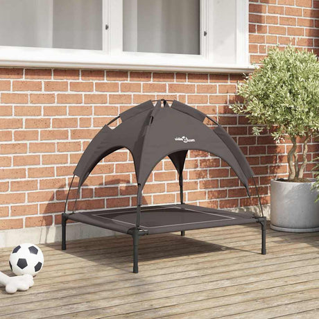 Vidaxl hondenbed 71 x 64 x 71 cm staal bruin