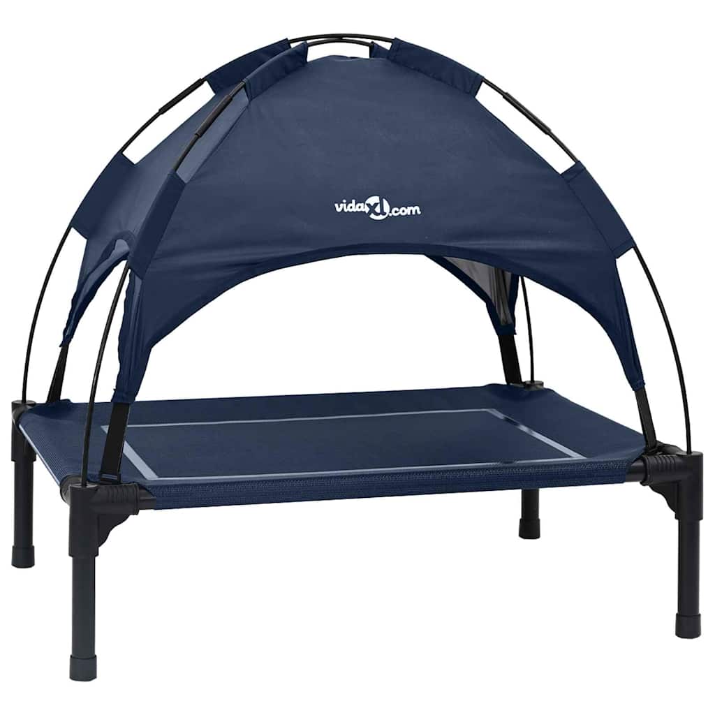 Vidaxl hondenbed marineblauw 71 x 64 x 71 cm staal