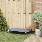 Vidaxl hondenbed lichtgrijs 90 x 55 x 18 cm staal