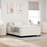 Vidaxl platform bedframe crème 160 x 200 cm katoen stof