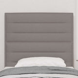 Vidaxl hoofdbord taupe stof