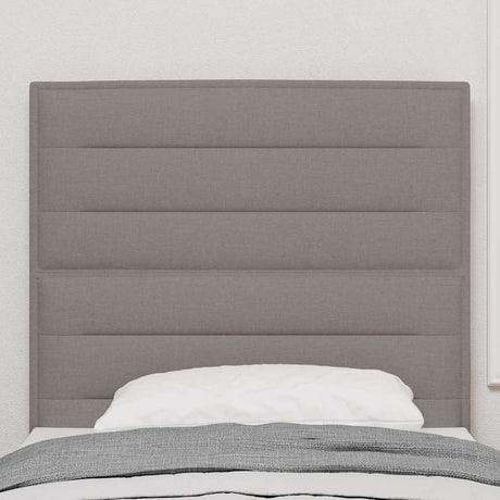 Vidaxl hoofdbord taupe stof