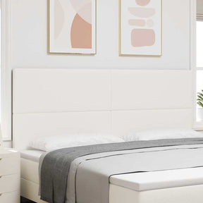 Vidaxl hoofdbord crème 200 cm katoen stof