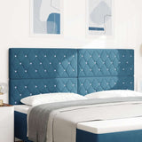 Vidaxl hoofdbord donkerblauw 200 cm fluweel