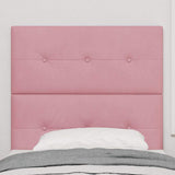 Vidaxl hoofdbord roze 90 cm fluweel