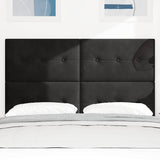 Vidaxl hoofdbord zwart 144 cm fluweel