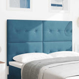 Vidaxl hoofdbord donkerblauw 144 cm fluweel