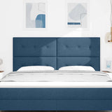 Vidaxl in hoogte verstelbaar hoofdbord blauw 180 cm stof
