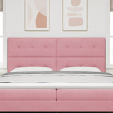 Vidaxl hoofdbord roze 200 cm fluweel