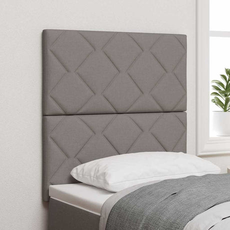 Vidaxl hoofdbord taupe stof