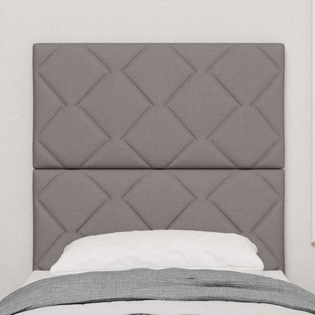 Vidaxl hoofdbord taupe stof
