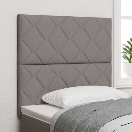 Vidaxl hoofdbord taupe stof
