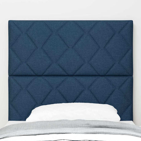 Vidaxl hoofdbord blauw stof