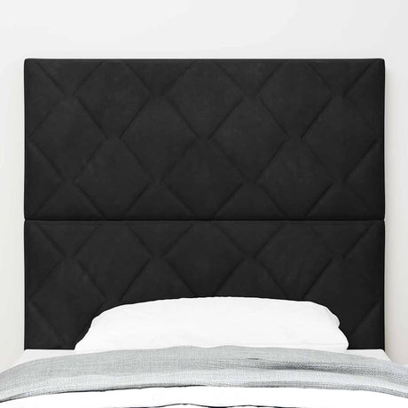 Vidaxl hoofdbord zwart 100 cm fluweel