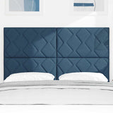 Vidaxl hoofdbord blauw 144 cm stof