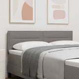Vidaxl led hoofdbord taupe stof