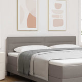 Vidaxl led hoofdbord taupe stof