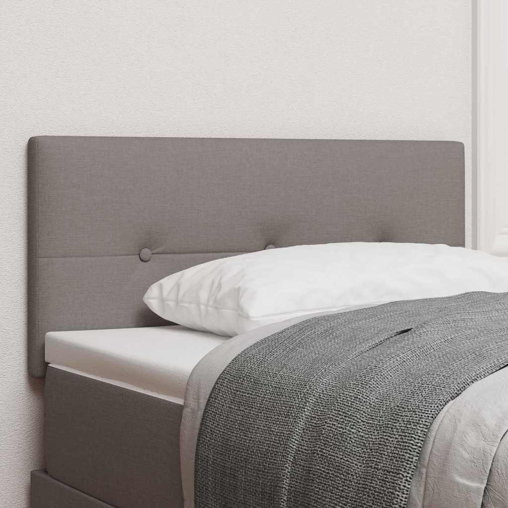 Vidaxl led hoofdbord taupe stof