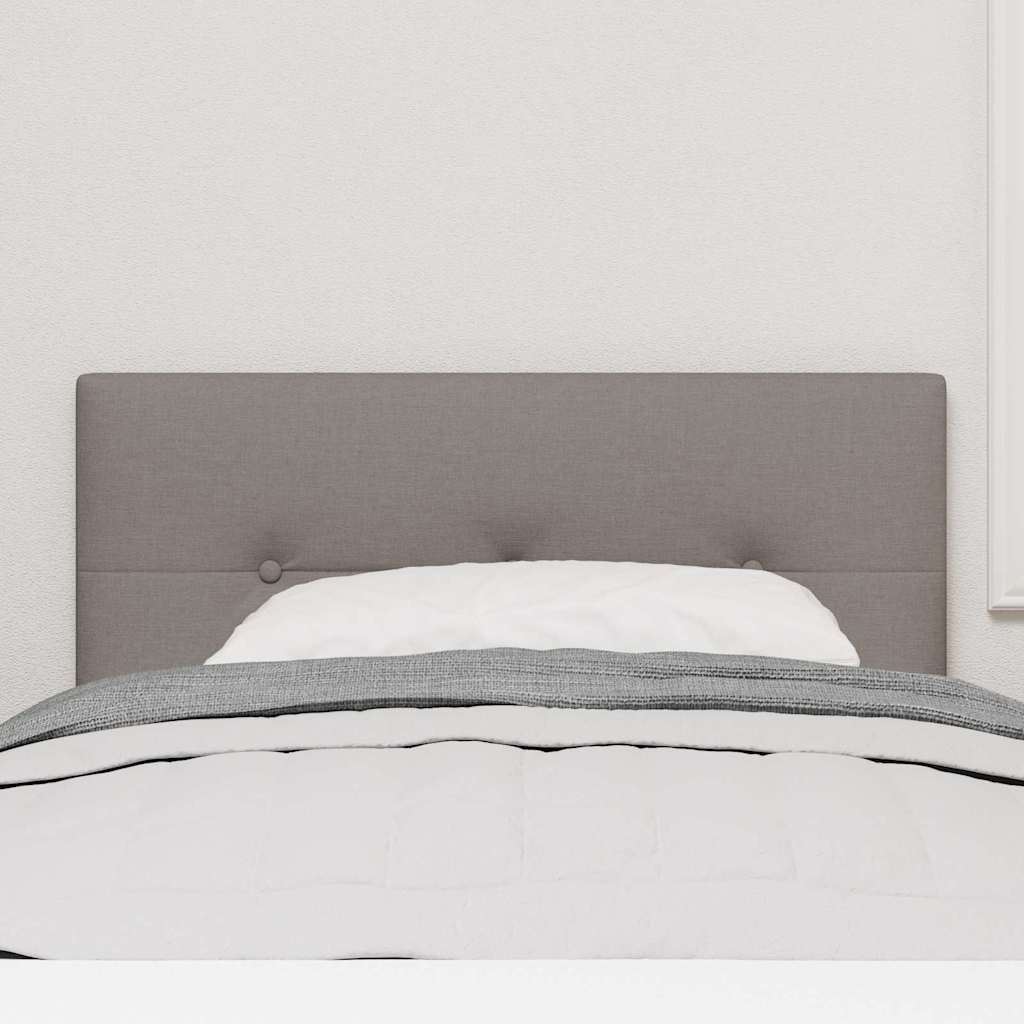 Vidaxl led hoofdbord taupe stof