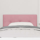 Vidaxl led hoofdbord met led-stripverlichting roze 100 cm fluweel