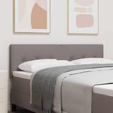 Vidaxl led hoofdbord taupe stof