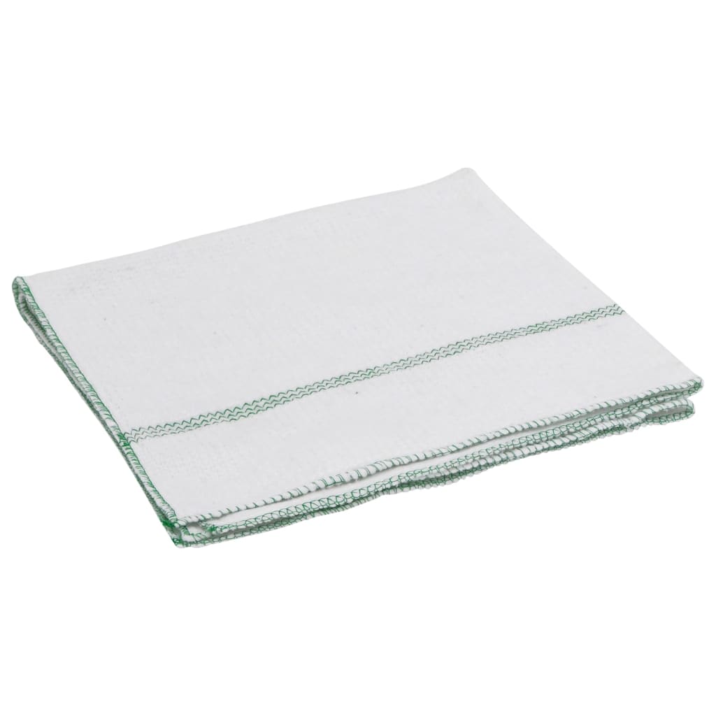 VidaXL cleaning cloths 5 sted 50x60 cm white and green