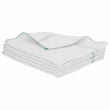 Vidaxl Nettoyage Cloths 5 Sted 50x60 cm blanc et vert