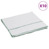 Vidaxl Nettoyage Totons 10 Sted 50x60 cm blancs et vert