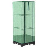 Vidaxl plantenbak verhoogd met kashoes 40x40x123 cm rattanlook