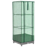 Vidaxl plantenbak verhoogd met kashoes 40x40x123 cm rattanlook