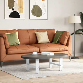 Vidaxl salontafelpoten 2 st 50x(30-31) cm staal wit