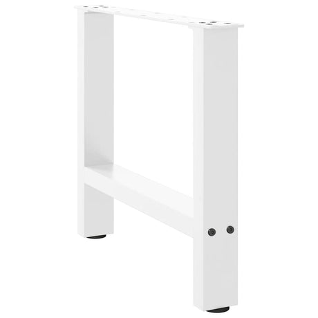 Vidaxl salontafelpoten 2 st 50x(42-43) cm staal wit